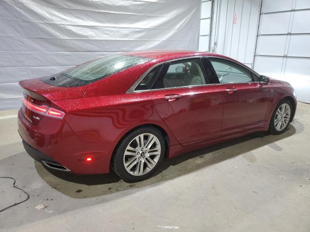 3LN6L2J9XGR610827 - 2016 LINCOLN MKZ RED photo 3