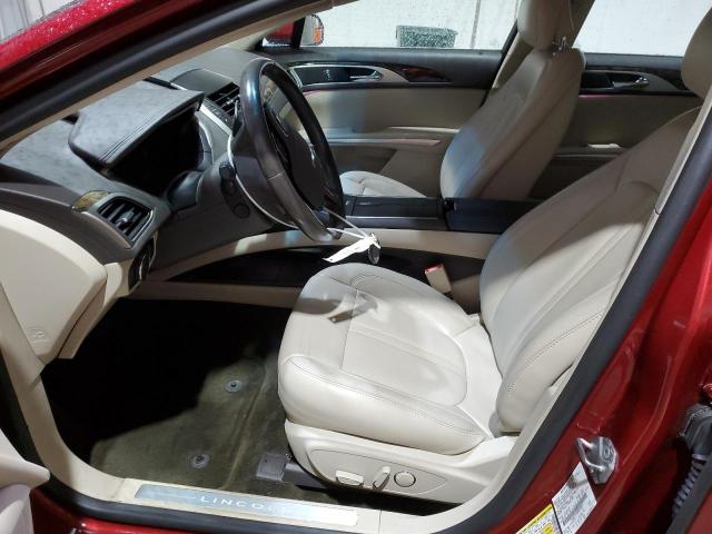 3LN6L2J9XGR610827 - 2016 LINCOLN MKZ RED photo 7