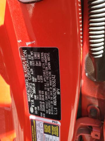 KNDJN2A29K7656242 - 2019 KIA SOUL Қызыл фото 14