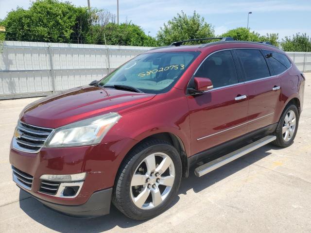 1GNKRJKDXFJ139180 - 2015 CHEVROLET TRAVERSE LTZ RED photo 1