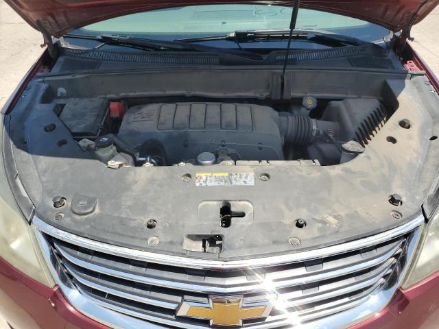 1GNKRJKDXFJ139180 - 2015 CHEVROLET TRAVERSE LTZ RED photo 12