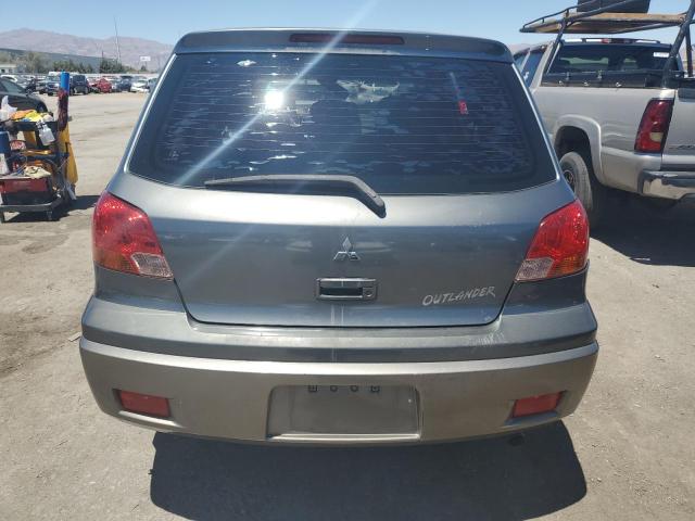 JA4LX31F44U001979 - 2004 MITSUBISHI OUTLANDER LS GRAY photo 6