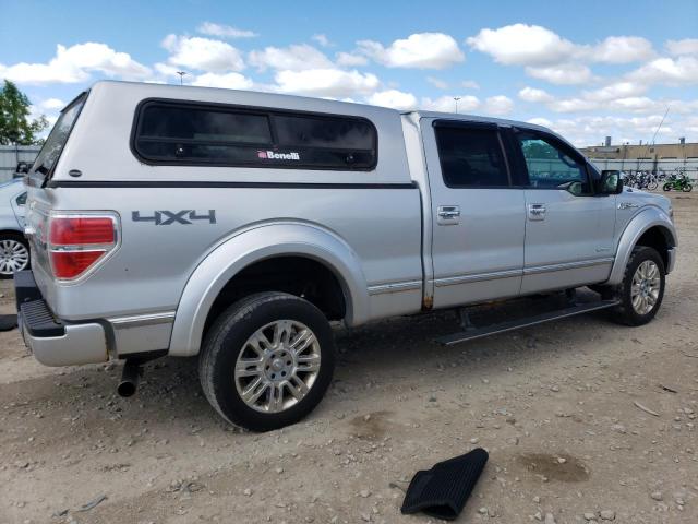 1FTFW1ET1DFD43646 - 2013 FORD F150 SUPERCREW SILVER photo 3