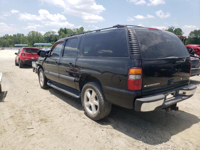 1GNEC16ZX2J141185 - 2002 CHEVROLET SUBURBAN C1500 BLACK photo 2