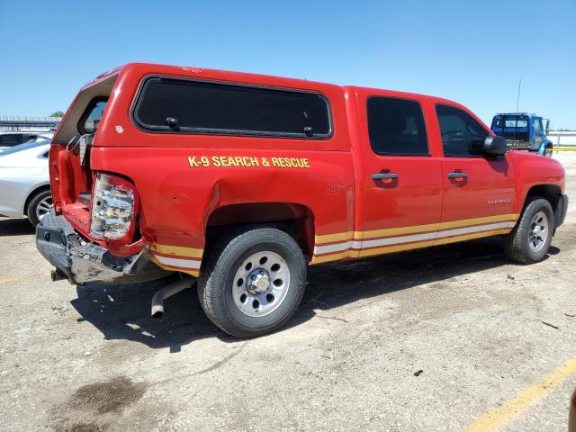 3GCPKPE34BG329867 - 2011 CHEVROLET SILVERADO K1500 RED photo 3