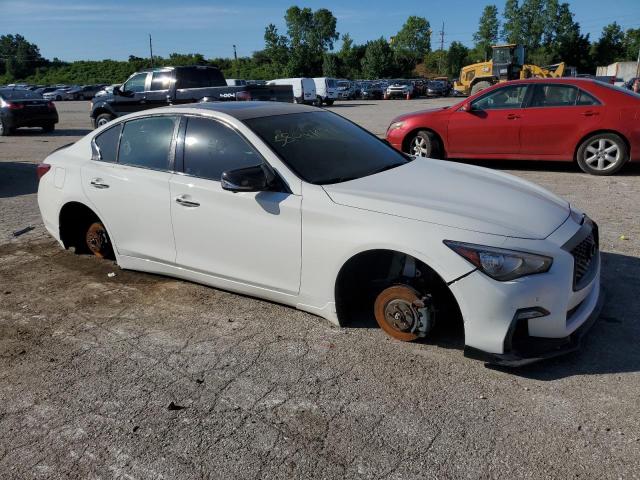 JN1EV7AR5KM591440 - 2019 INFINITI Q50 LUXE WHITE photo 4