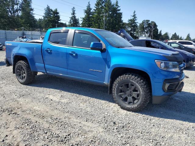 1GCGTCENXM1191289 - 2021 CHEVROLET COLORADO LT BLUE photo 4