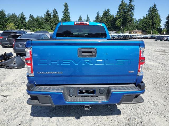 1GCGTCENXM1191289 - 2021 CHEVROLET COLORADO LT BLUE photo 6
