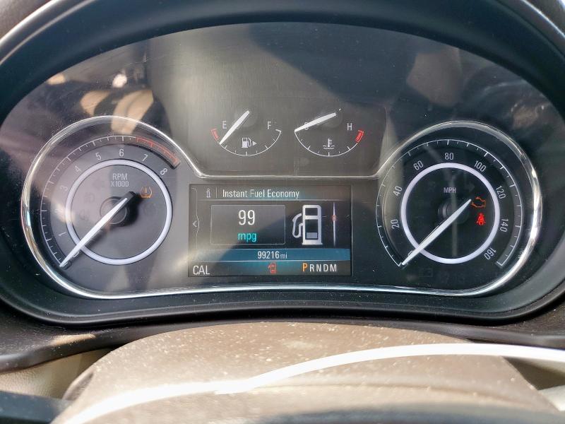 2G4GK5EX1G9151050 - 2016 BUICK REGAL SILVER photo 9