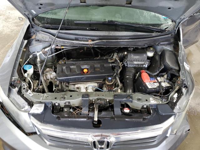 2HGFB2F57CH311574 - 2012 HONDA CIVIC LX GRAY photo 11