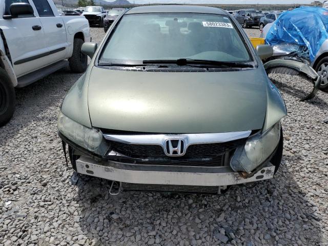 1HGFA46519L000314 - 2009 HONDA CIVIC GX GREEN photo 5