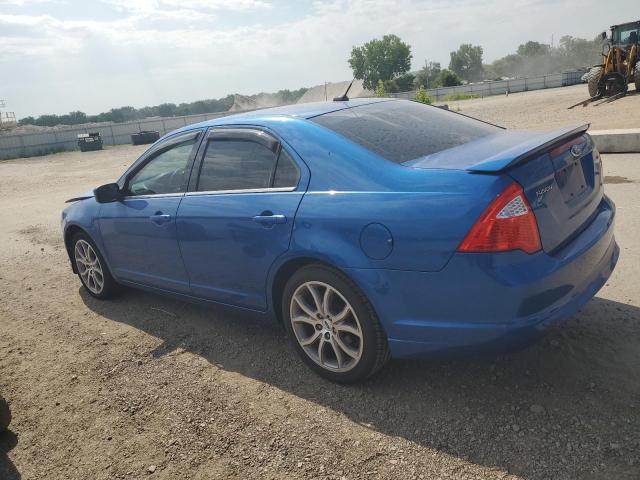 3FAHP0HA1BR329133 - 2011 FORD FUSION SE BLUE photo 2