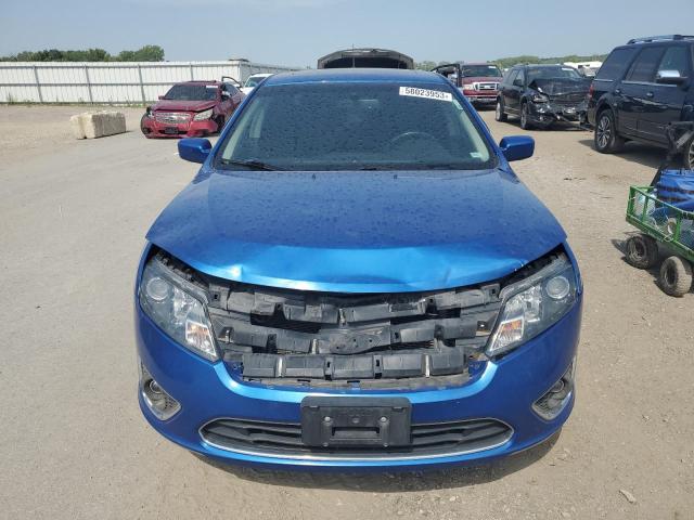 3FAHP0HA1BR329133 - 2011 FORD FUSION SE BLUE photo 5