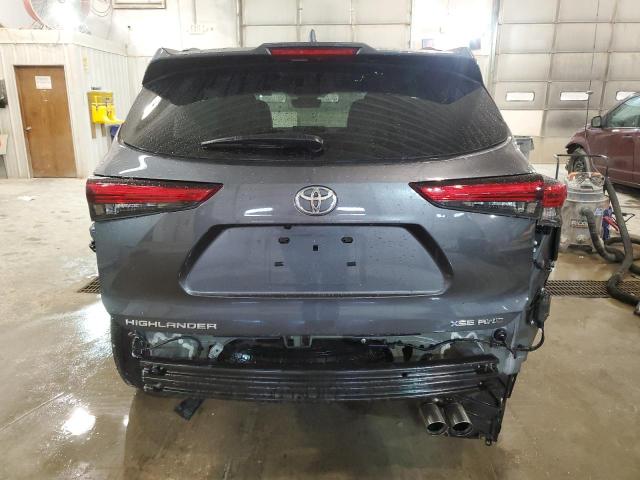 5TDJZRBH0NS187780 - 2022 TOYOTA HIGHLANDER XSE GRAY photo 6