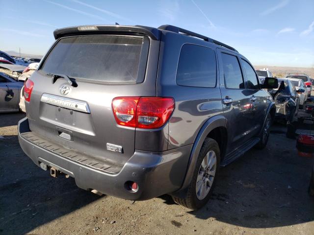 5TDKY5G12CS040515 - 2012 TOYOTA SEQUOIA LIMITED GRAY photo 3