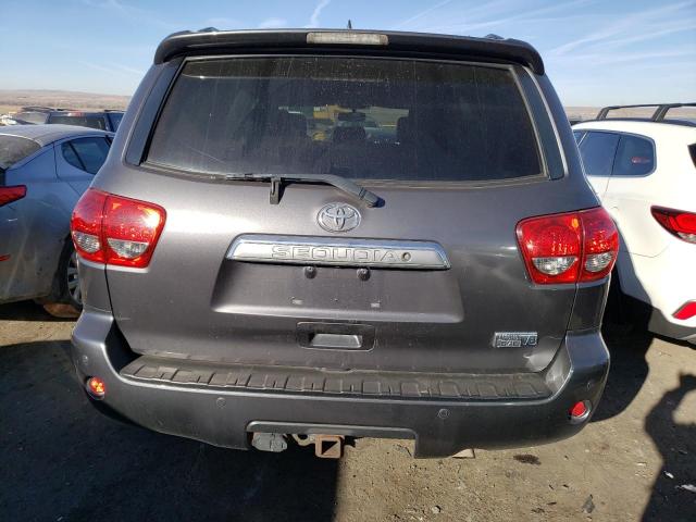 5TDKY5G12CS040515 - 2012 TOYOTA SEQUOIA LIMITED GRAY photo 6