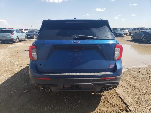 1FM5K8GC7LGB05088 - 2020 FORD EXPLORER ST BLUE photo 6