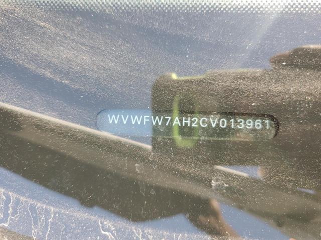 WVWFW7AH2CV013961 - 2012 VOLKSWAGEN EOS LUX WHITE photo 12