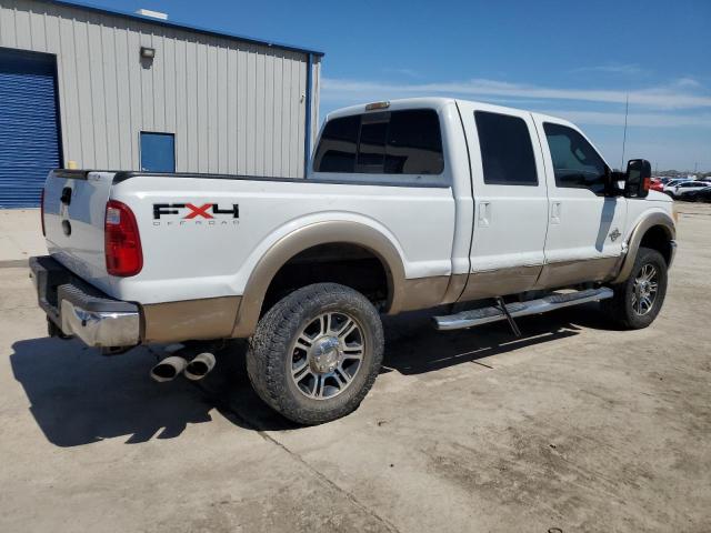 1FT7W2BTXBEC39982 - 2011 FORD F250 SUPER DUTY WHITE photo 3