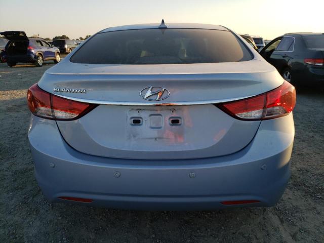 KMHDH4AE5DU590265 - 2013 HYUNDAI ELANTRA GLS BLUE photo 6