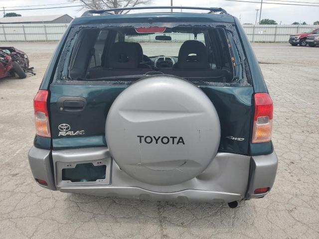 JTEHH20V720135414 - 2002 TOYOTA RAV4 GREEN photo 6