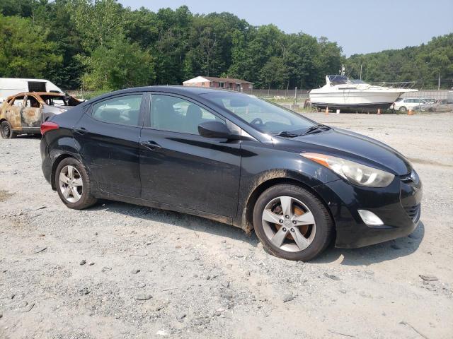 KMHDH4AE5CU437688 - 2012 HYUNDAI ELANTRA GLS BLACK photo 4