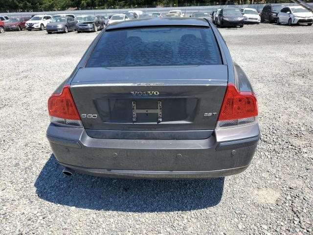 YV1RS592282692436 - 2008 VOLVO S60 2.5T CHARCOAL photo 6