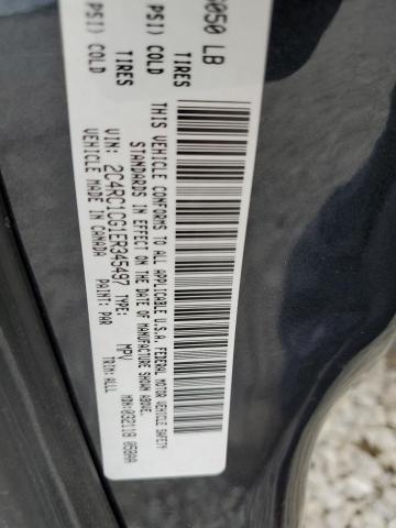 2C4RC1CG1ER345497 - 2014 CHRYSLER TOWN & COU TOURING L CHARCOAL photo 13