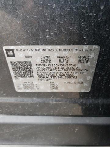 3GKALTEV9KL308702 - 2019 GMC TERRAIN SLE CHARCOAL photo 13