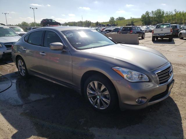 JN1BY1AR7DM601198 - 2013 INFINITI M37 X GRAY photo 4