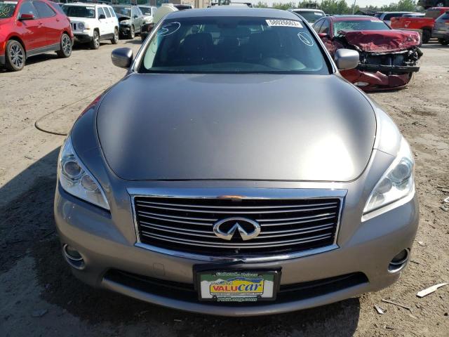 JN1BY1AR7DM601198 - 2013 INFINITI M37 X GRAY photo 5