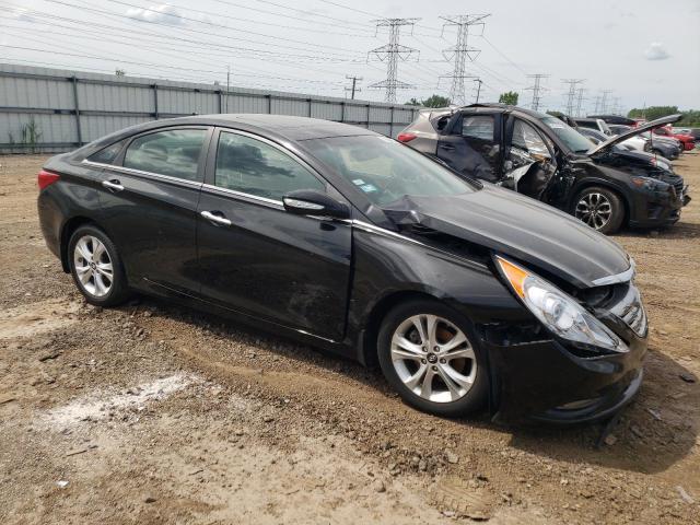 5NPEC4AC9DH668675 - 2013 HYUNDAI SONATA SE BLACK photo 4