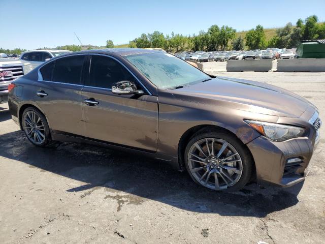 JN1FV7AR6GM452056 - 2016 INFINITI Q50 RED SPORT 400 BROWN photo 4