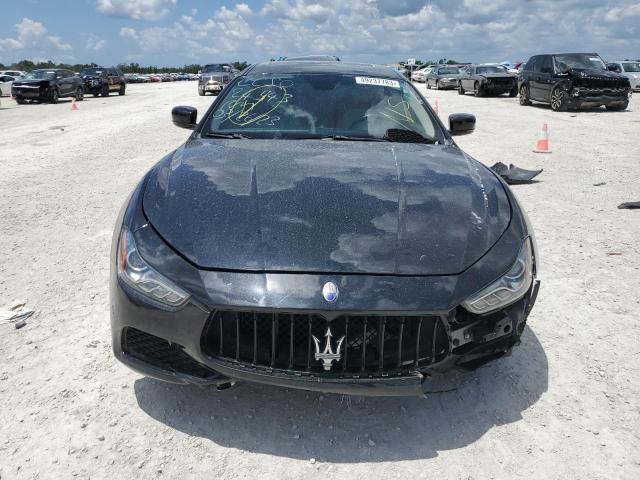 ZAM57XSA7E1086145 - 2014 MASERATI GHIBLI BLACK photo 5