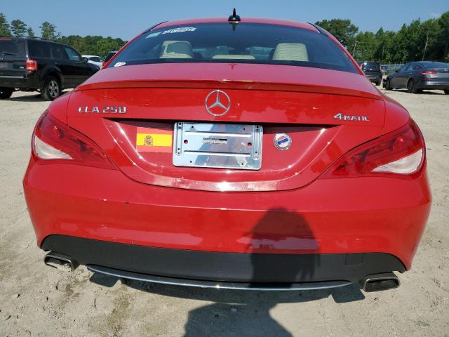 WDDSJ4GB4EN109047 - 2014 MERCEDES-BENZ CLA 250 4MATIC RED photo 6