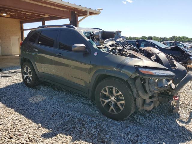 1C4PJMBSXFW618935 - 2015 JEEP CHEROKEE TRAILHAWK GREEN photo 4