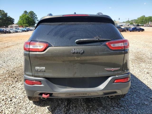 1C4PJMBSXFW618935 - 2015 JEEP CHEROKEE TRAILHAWK GREEN photo 6