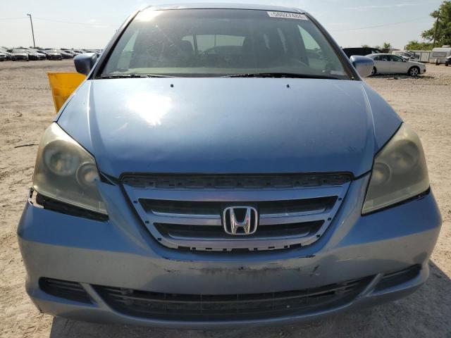 5FNRL38496B111096 - 2006 HONDA ODYSSEY EX BLUE photo 5