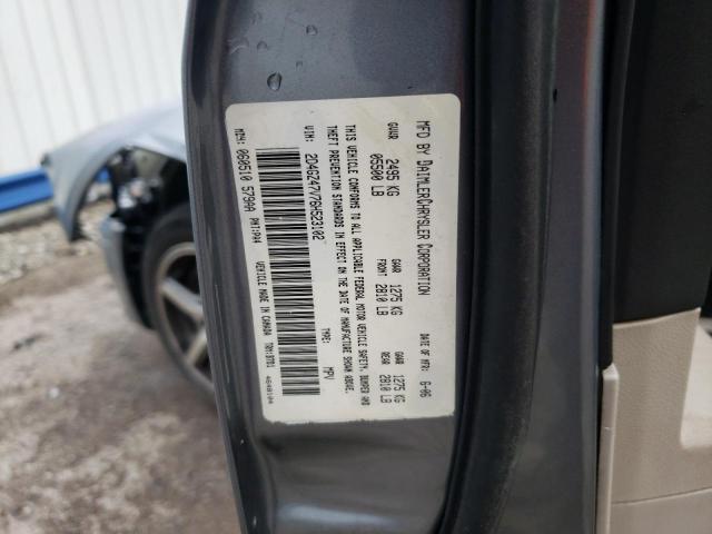 2D4GZ47V76H523102 - 2006 DODGE MAGNUM SXT CHARCOAL photo 12