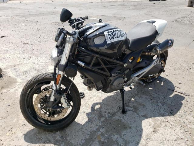 ZDM1RADN99B002664 - 2009 DUCATI MONSTER 696 BLACK photo 2