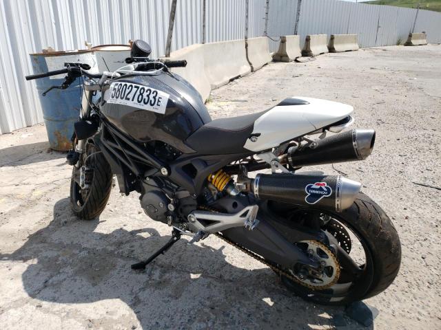 ZDM1RADN99B002664 - 2009 DUCATI MONSTER 696 BLACK photo 3