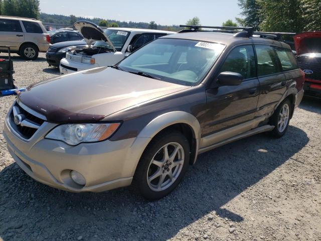 4S4BP61CX87338343 - 2008 SUBARU OUTBACK 2.5I BROWN photo 1