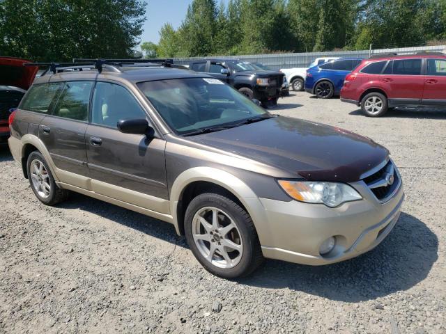 4S4BP61CX87338343 - 2008 SUBARU OUTBACK 2.5I BROWN photo 4