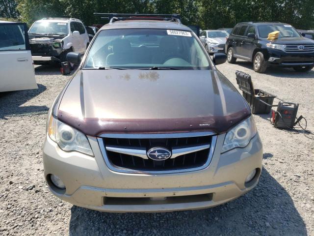 4S4BP61CX87338343 - 2008 SUBARU OUTBACK 2.5I BROWN photo 5