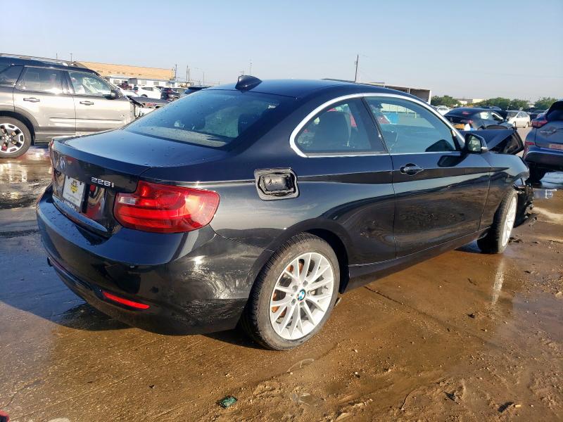 WBA1F9C52GV742361 - 2016 BMW 228 I SULEV BLACK photo 3