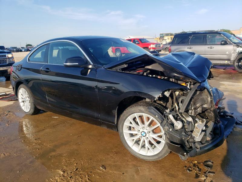 WBA1F9C52GV742361 - 2016 BMW 228 I SULEV BLACK photo 4