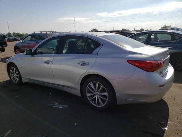 JN1BV7AR5EM701698 - 2014 INFINITI Q50 BASE SILVER photo 2