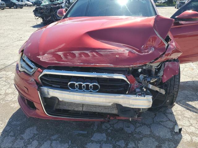 WAUHMAFC1FN012150 - 2015 AUDI A6 PRESTIGE ბურგუნდია ფოტო 11