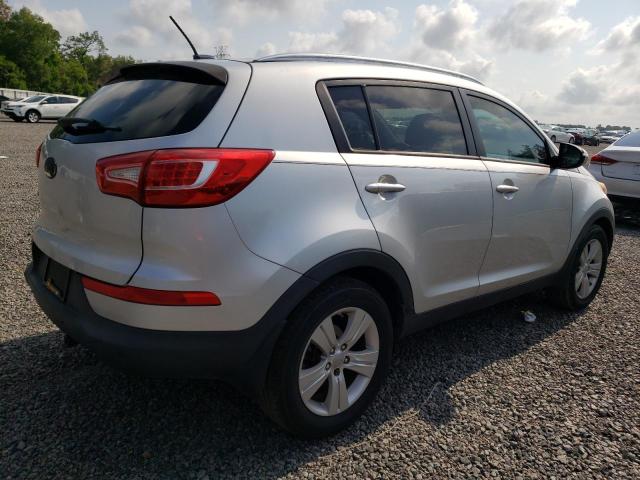 KNDPB3A22D7407017 - 2013 KIA SPORTAGE BASE SILVER photo 3