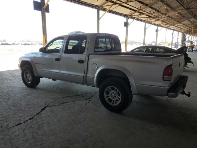 1B7HG38ZX2S663313 - 2002 DODGE DAKOTA QUAD SPORT WHITE photo 2